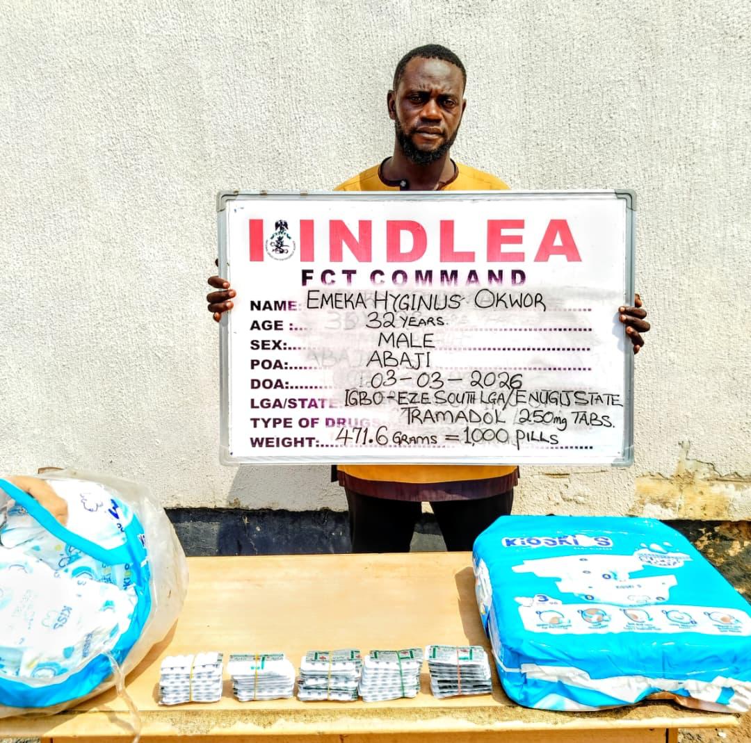 Ex-Lagos council chief arrested as NDLEA recovers illicit drugs in baby diapers